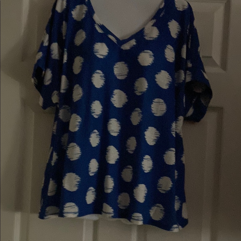 Chico’s Drop Shoulder V Neck Tee
